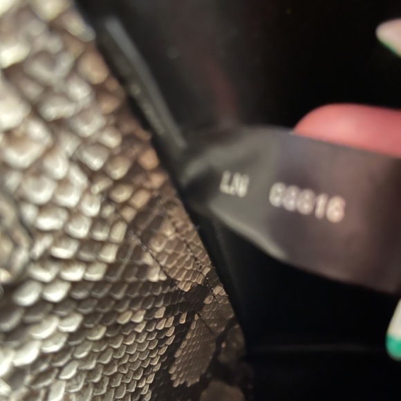 Prada python large double bag - Picture 5 of 11